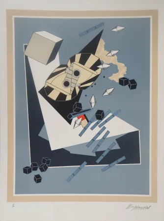 Литография Le Yaouanc - Les ouvertures n'ont pas de domicile fixe