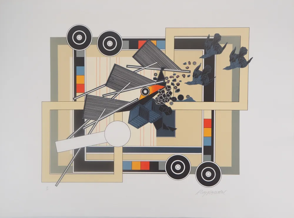 Литография Le Yaouanc - Tandem