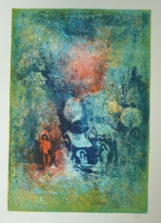 Литография Lebadang - Personnage