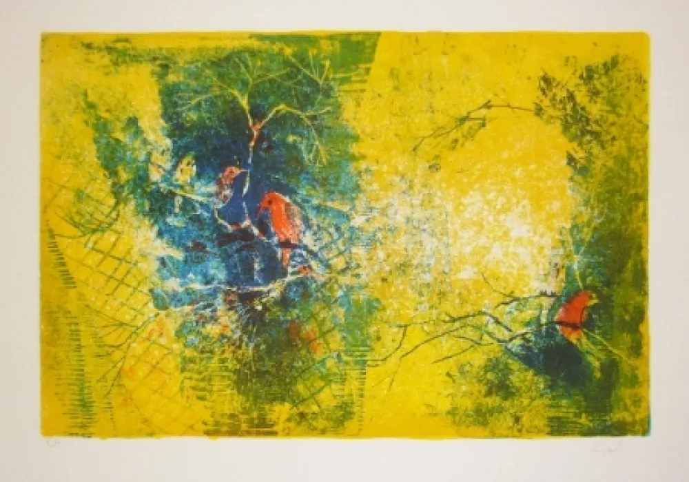 Литография Lebadang - Volière