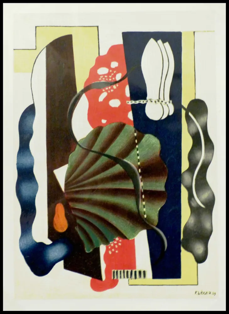 Литография Léger (After) - COMPOSITION AU COQUILLAGE