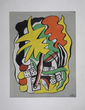 Нет Никаких Технических Léger (After) - Composition aux dominos, circa 1950.