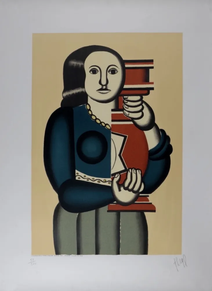 Литография Léger (After) - Femme à la Cruche, c.1950