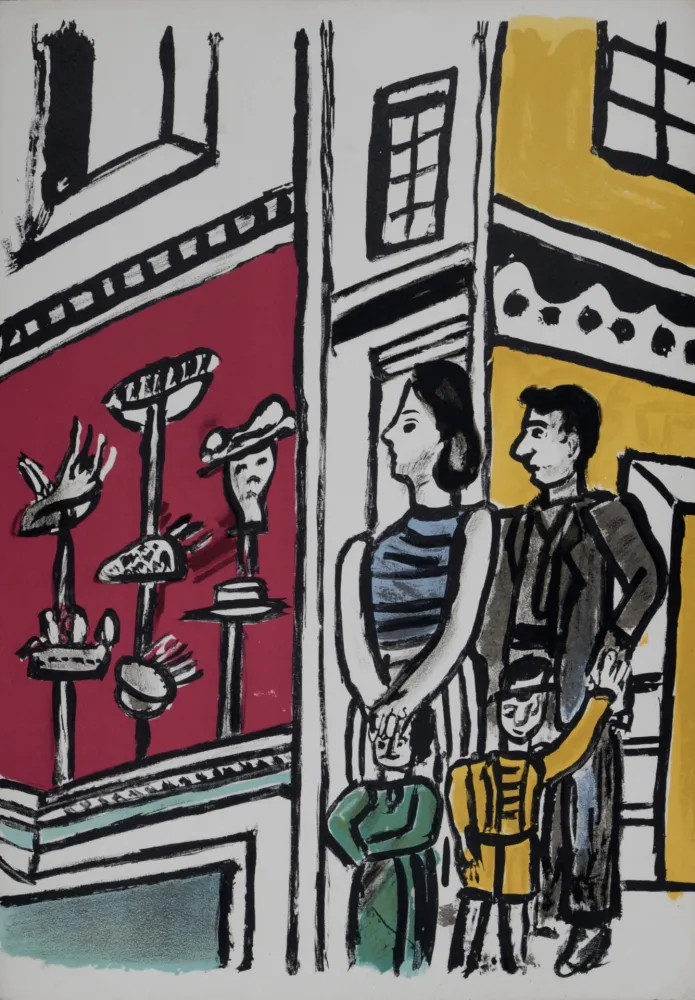 Литография Léger (After) - La Chapellerie, 1960