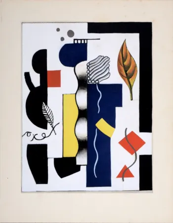 Трафарет Léger (After) - Objets dans l'espace