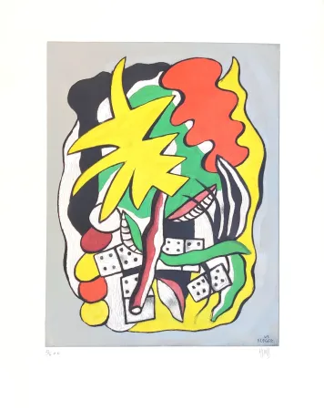 Трафарет Leger - Composition aux dominos 