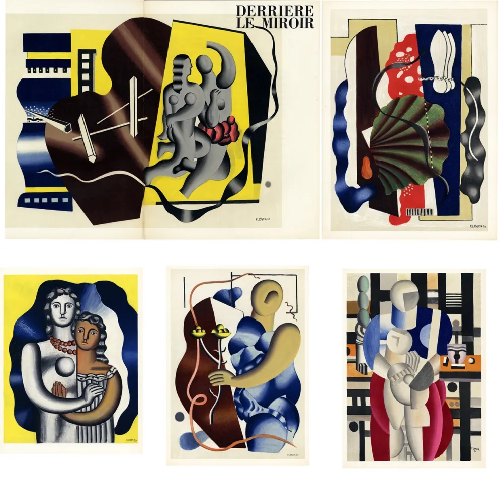 Иллюстрированная Книга Leger - DERRIÈRE LE MIROIR N° 79-80-81. FERNAND LÉGER. Octobre 1955