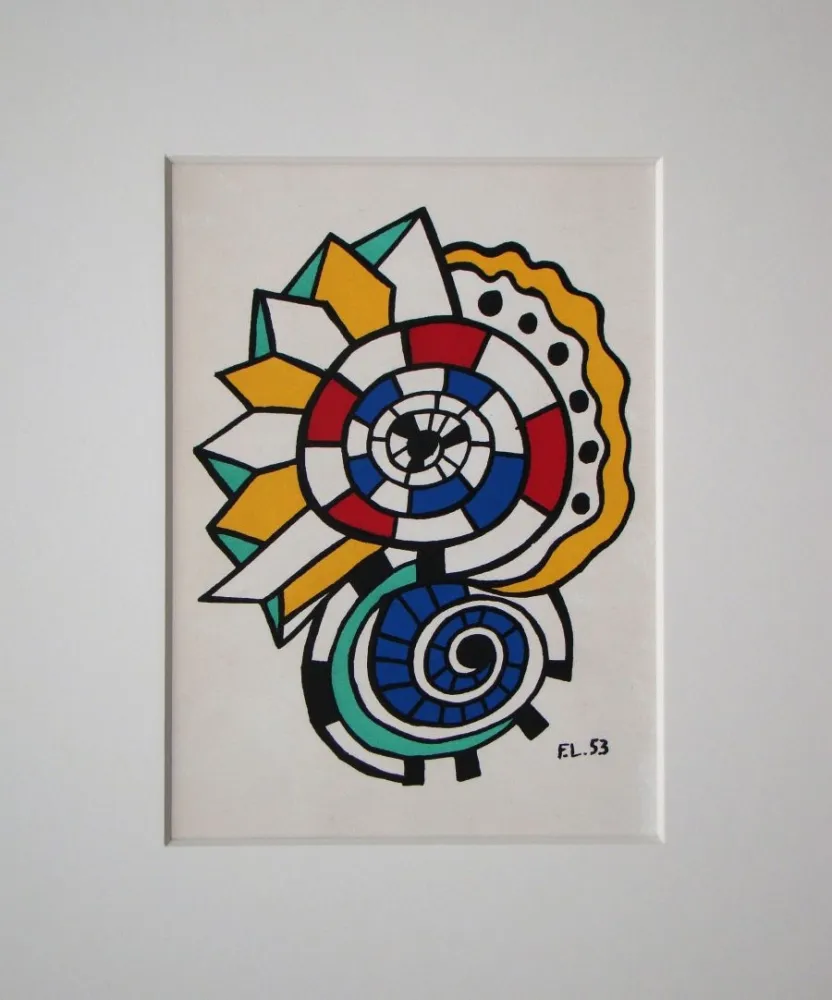 Литография Leger - Escargot, 1953