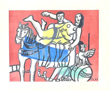 Литография Leger - Fernand Léger(1881–1955) - The parade - Lithograph on paper - 1953