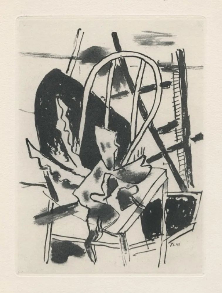 Акватинта Leger - La chaise