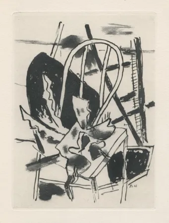 Акватинта Leger - La chaise