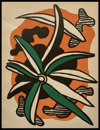 Литография Leger - La fleur 