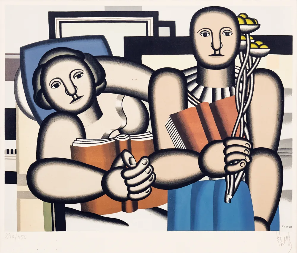 Литография Leger -  La Lecture (The Reader)