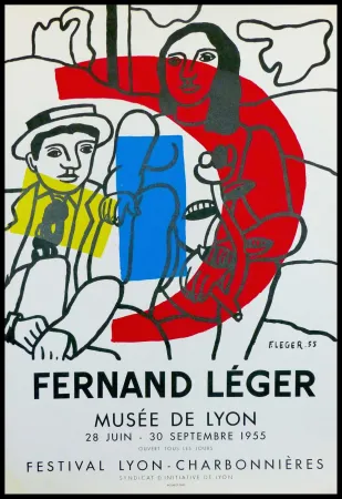 Литография Leger - MUSEE DE LYON - FESTIVAL LYON CHARBONNIERES