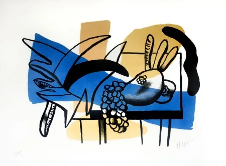 Литография Leger - Nature Mort aux Fruits