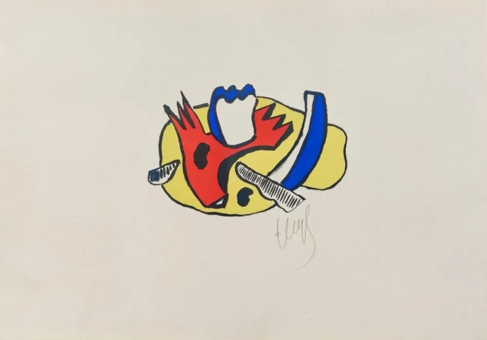 Литография Leger - Nature morte 