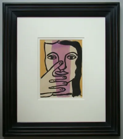 Трафарет Leger - Tête de femme