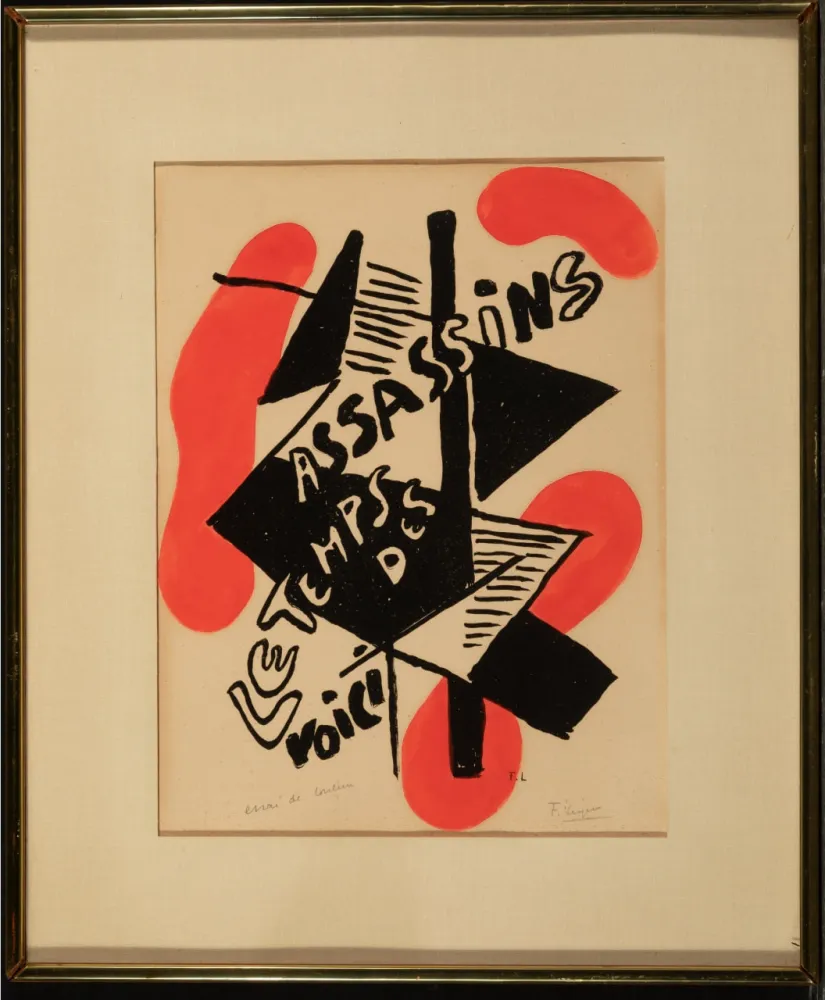 Трафарет Leger - Unique work. Matinée d’ivresse (Morning of Intoxication)