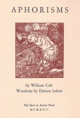 Иллюстрированная Книга Lehrer - Aphorisms (book with nine original woodcuts)