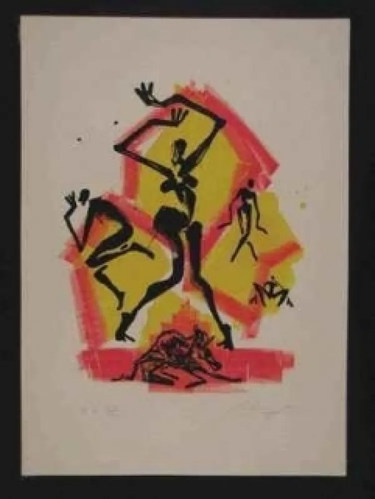 Литография Leiberg - Sans titre