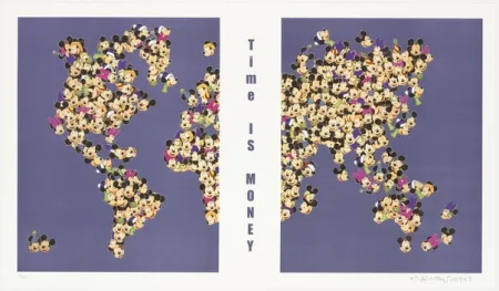 Литография Leirner - Time is money