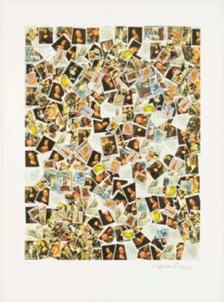 Литография Leirner - Uma carta nao recebida