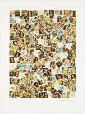 Литография Leirner - Uma carta nao recebida