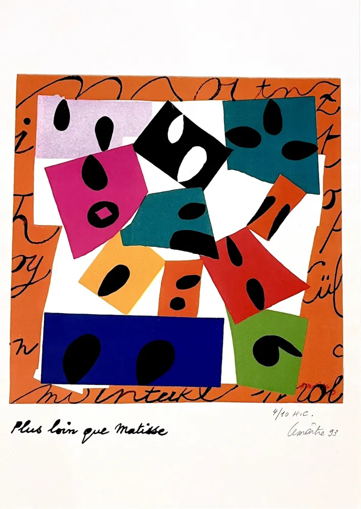 Гашение Lemaitre  - Plus loin que Matisse