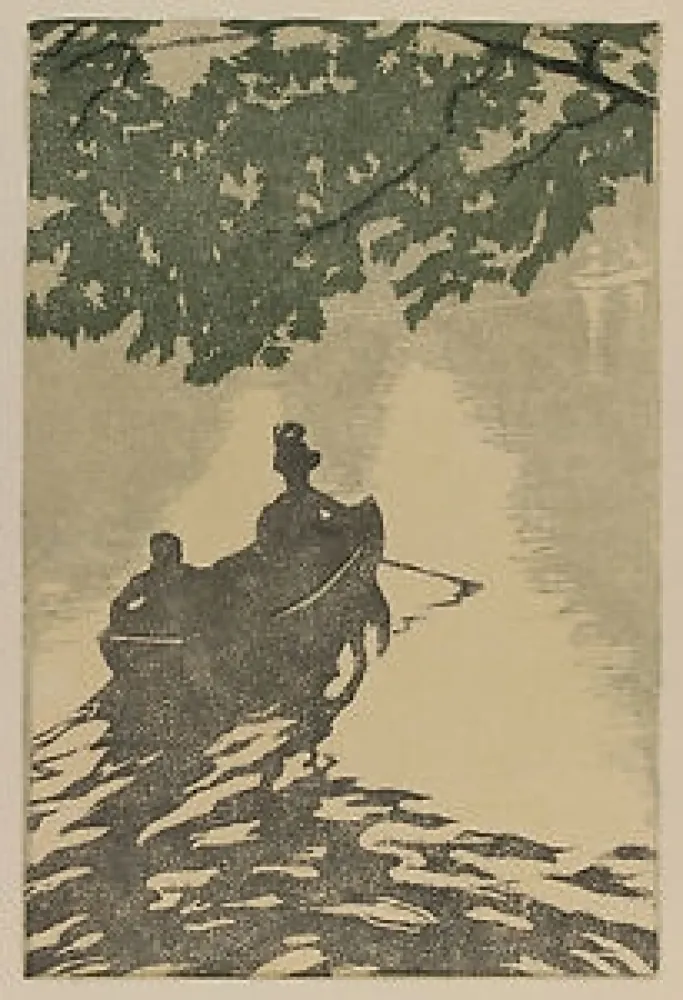 Гравюра На Дереве Leonard - Am neuen See