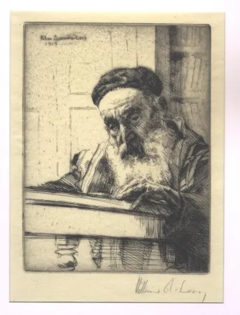 Гравюра Levy - Torah / The Law