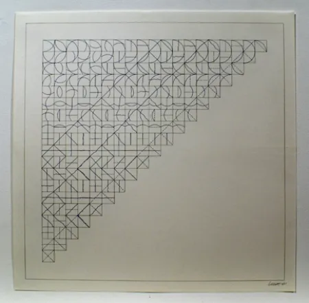 Гравюра Lewitt - Arcs and Lines
