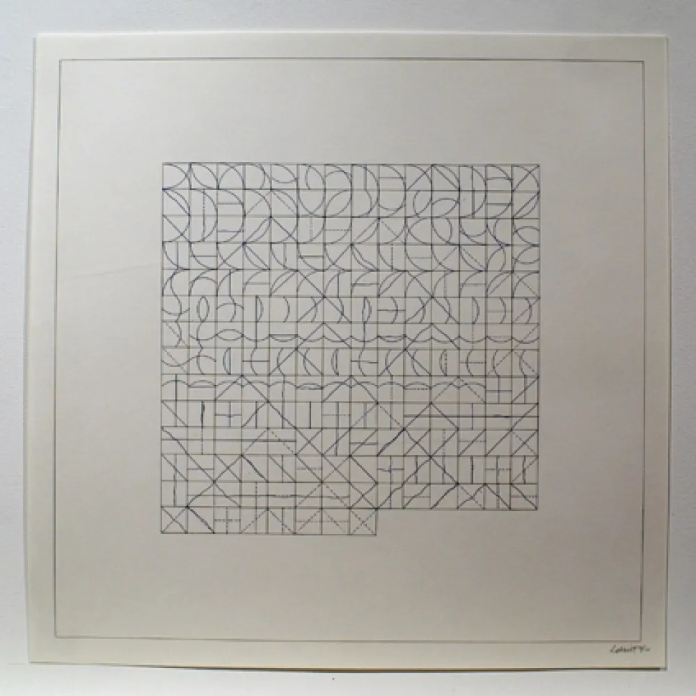 Гравюра Lewitt - Arcs and Lines