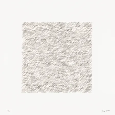Литография Lewitt - Lines of One Inch in Four Directions and All Combinations 03 (70122)