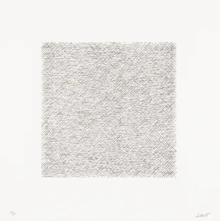 Литография Lewitt - Lines of One Inch in Four Directions and All Combinations 05 (70128)
