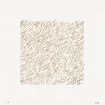 Литография Lewitt - Lines of One Inch in Four Directions and All Combinations 06 (70120)
