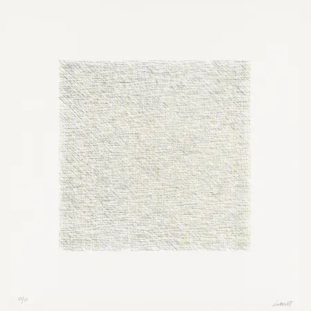 Литография Lewitt - Lines of One Inch in Four Directions and All Combinations 14 (70126)