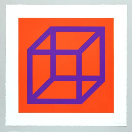 Нет Никаких Технических Lewitt - Open Cube in Color on Color Plate 29