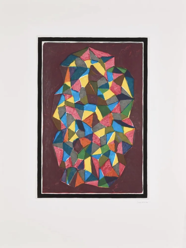 Офорт И Аквитанта Lewitt - Plate #1 (from Complex Forms)