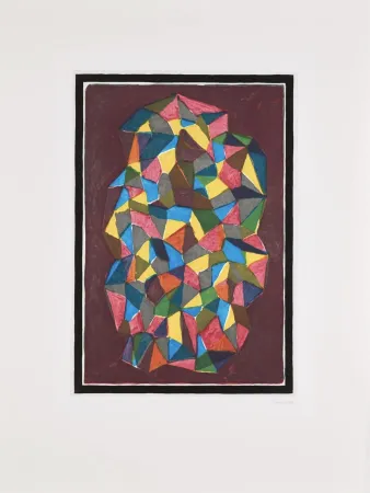 Офорт И Аквитанта Lewitt - Plate #1 (from Complex Forms)