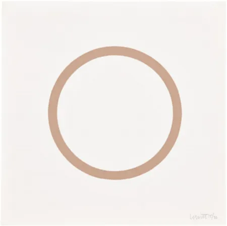 Сериграфия Lewitt - Plate 1 (from Five Geometric Figures in Five Colors)