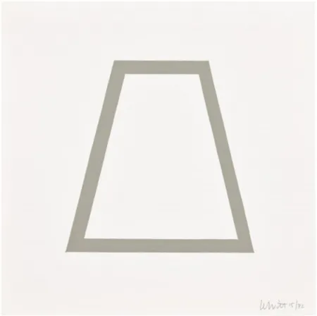 Сериграфия Lewitt - Plate 18 (from Five Geometric Figures in Five Colors)