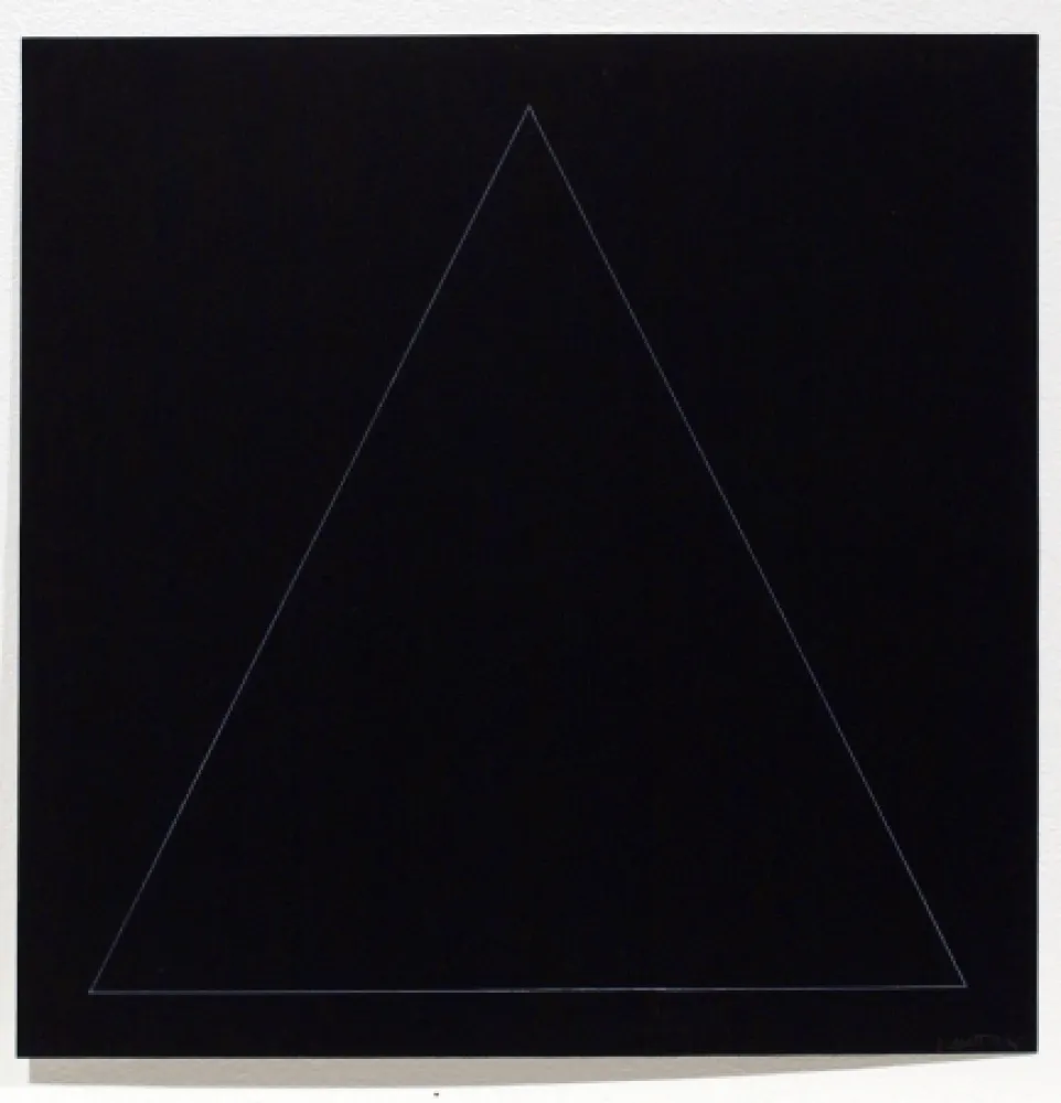 Офорт И Аквитанта Lewitt - Six Geometric Figures - Triangle