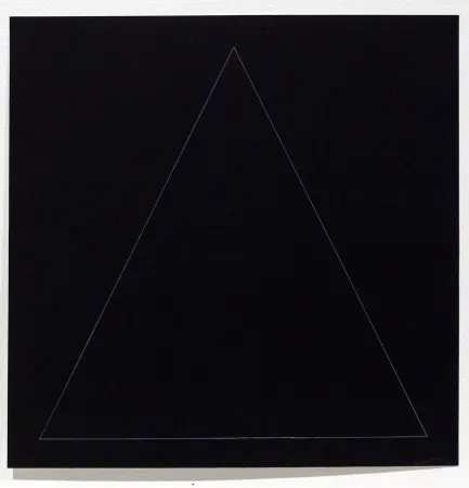 Офорт И Аквитанта Lewitt - Six Geometric Figures - Triangle