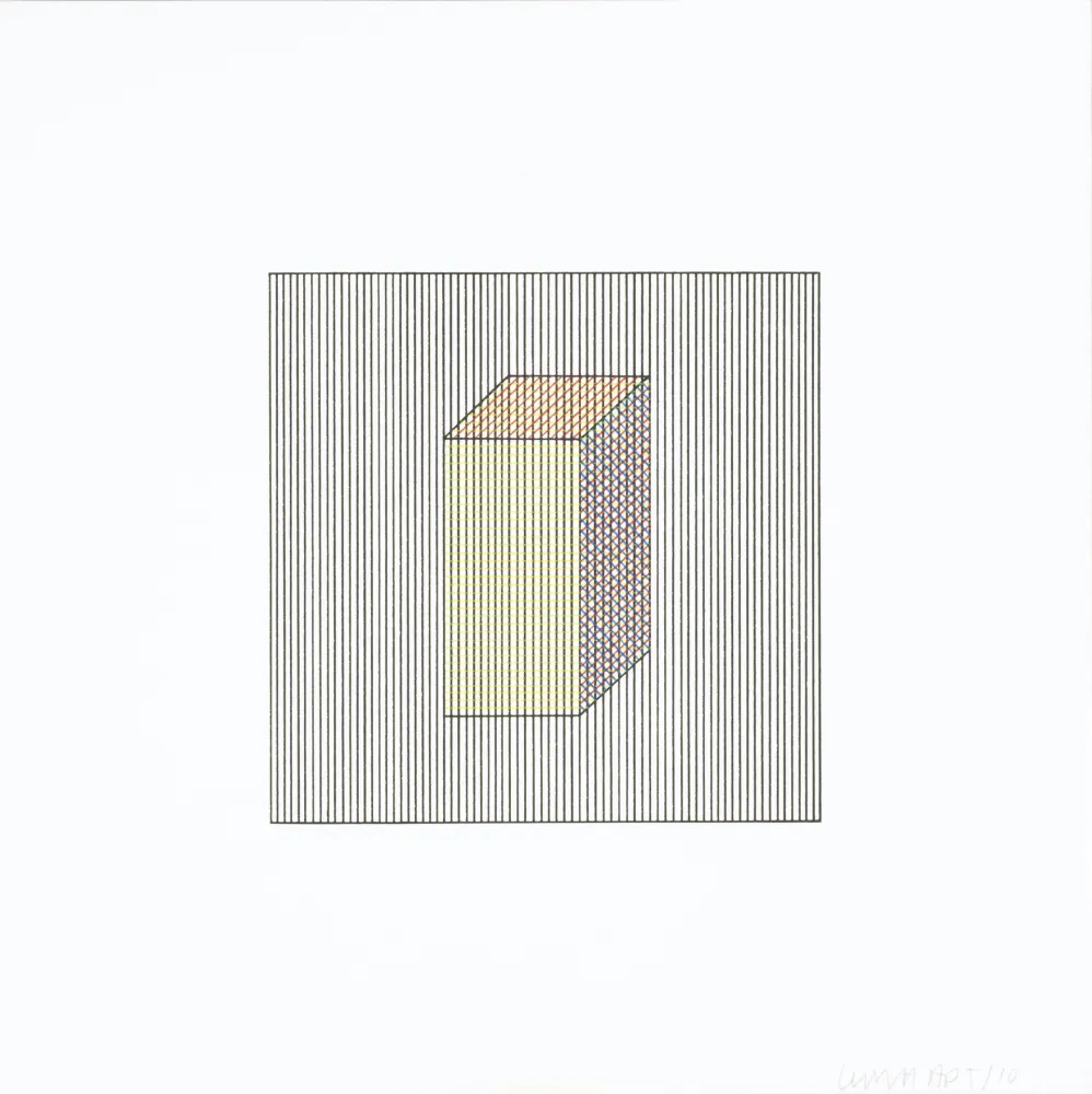 Сериграфия Lewitt - Twelve Forms Derived From a Cube 03