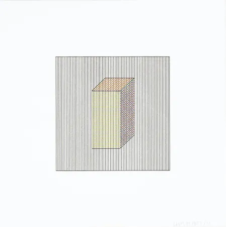 Сериграфия Lewitt - Twelve Forms Derived From a Cube 03
