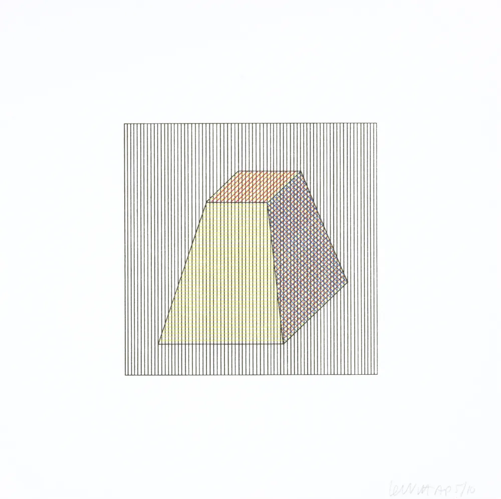 Сериграфия Lewitt - Twelve Forms Derived From a Cube 05