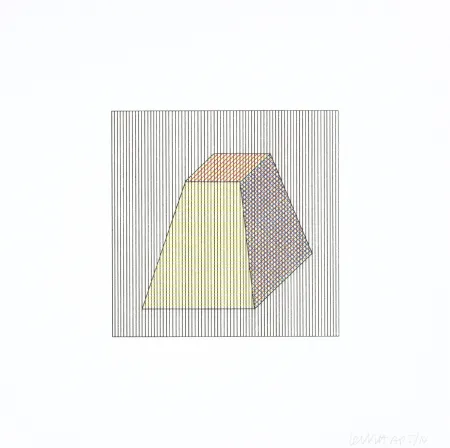 Сериграфия Lewitt - Twelve Forms Derived From a Cube 05
