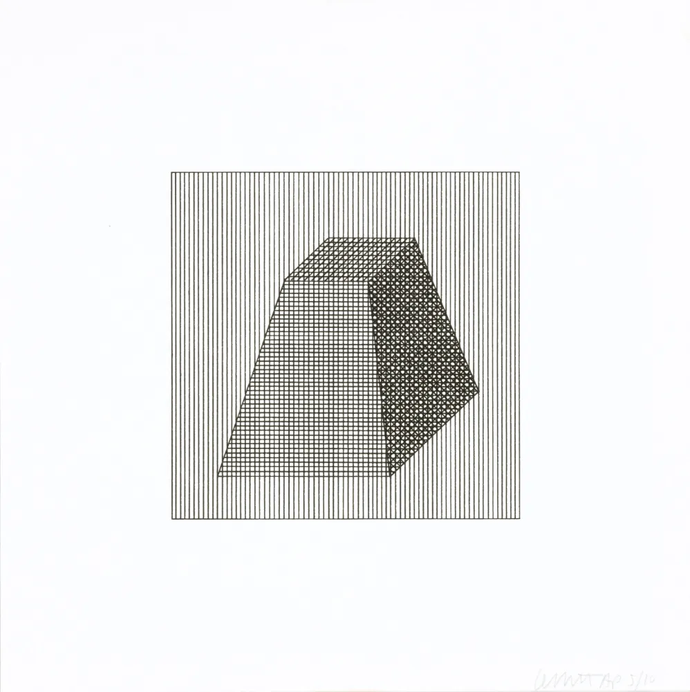 Сериграфия Lewitt - Twelve Forms Derived From a Cube 06