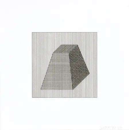 Сериграфия Lewitt - Twelve Forms Derived From a Cube 06