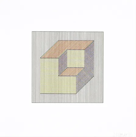Сериграфия Lewitt - Twelve Forms Derived From a Cube 15